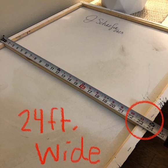 GOD The Creator Painting - Christian Inspired Art - LARGE Home Decor - Unique - Picture 5 of 6